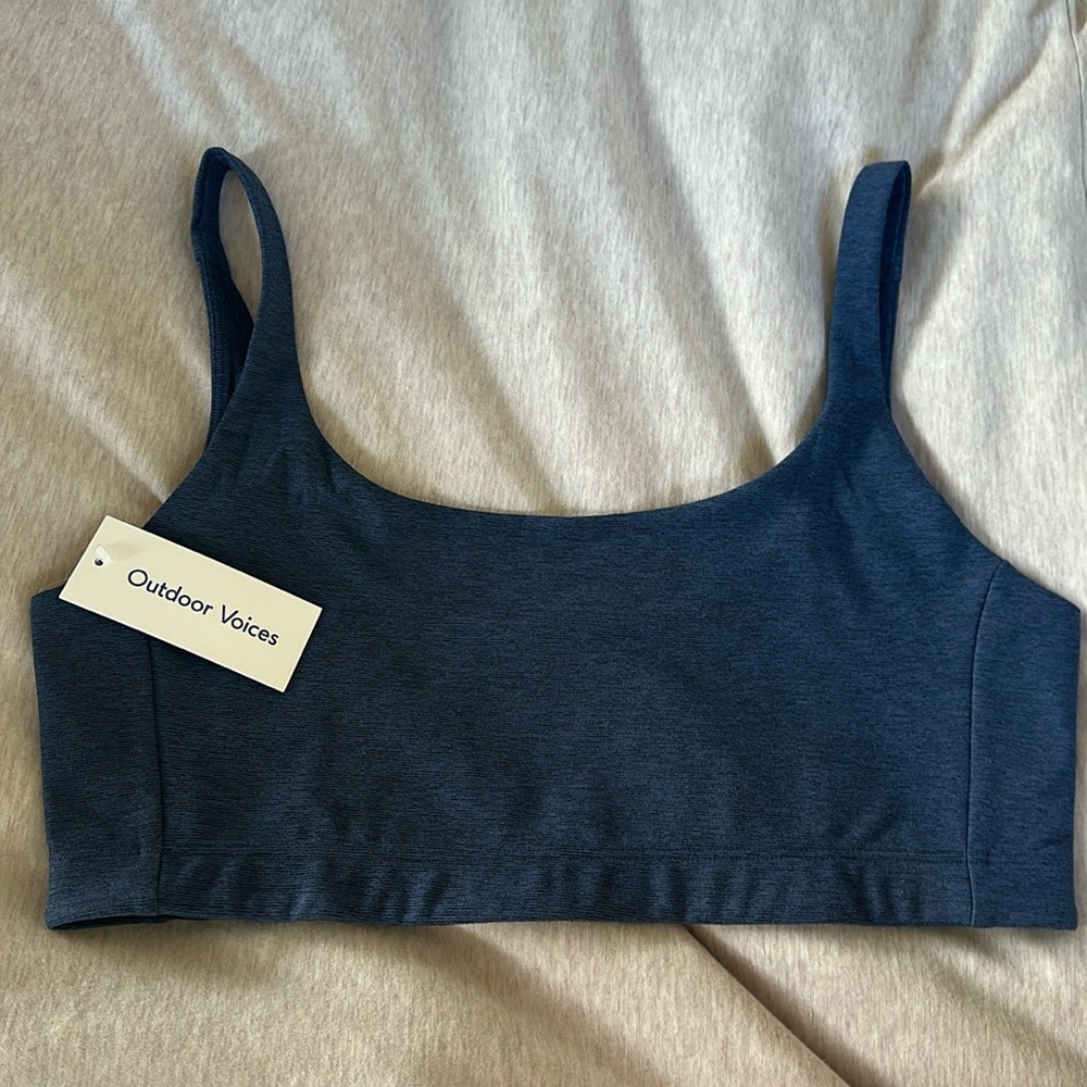 Outdoor Voices Navy Yoga Top NEW